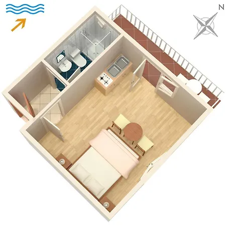 And By The Sea Jelsa, Hvar - 4602 Guest house 3*